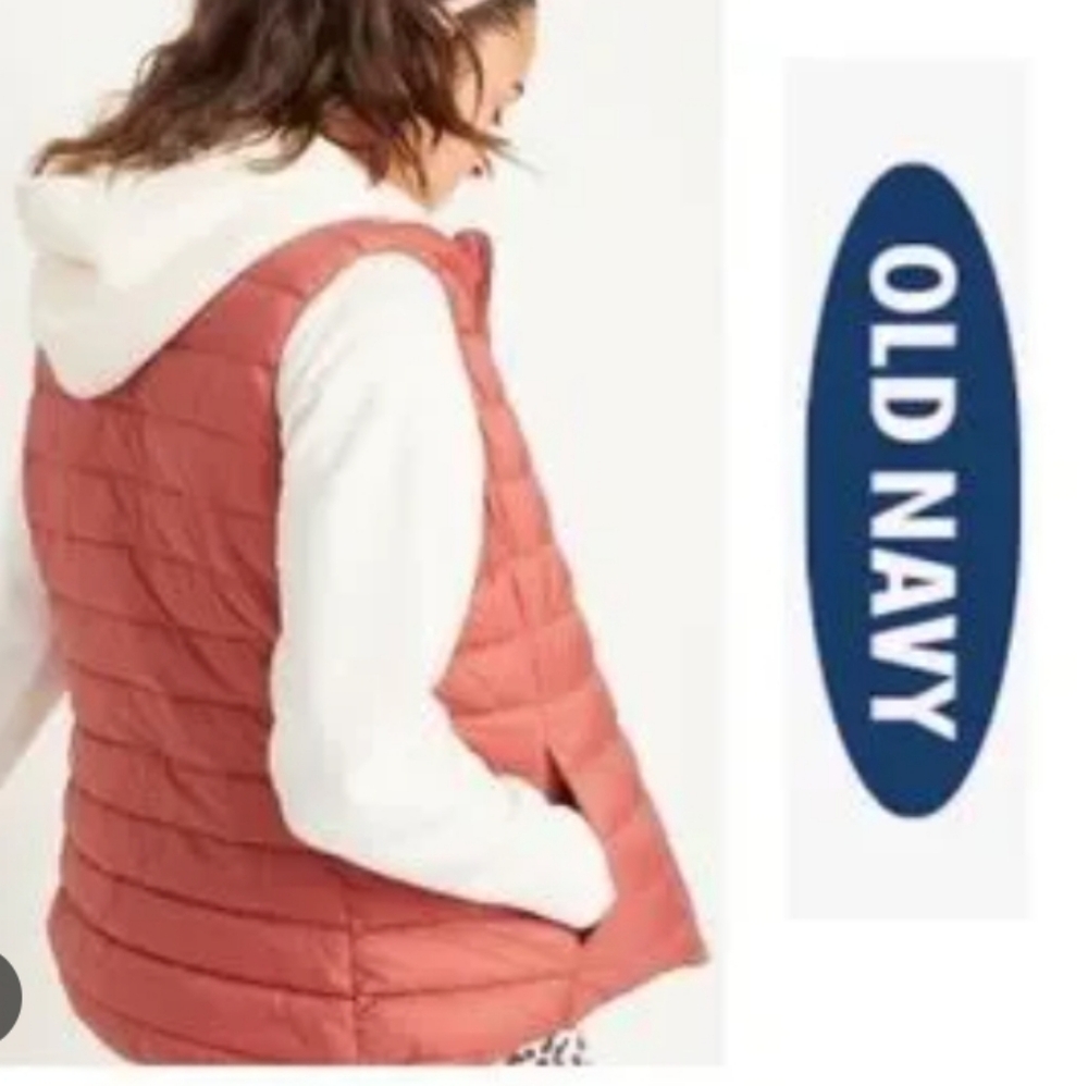 Old Navy Puffer Vest Wmns Sz M